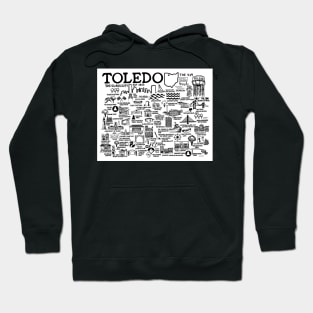 Toledo Ohio Map Hoodie